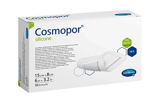 Хартманн повязка Космопор силикон стер д/ран 8x15см N10 (Хартманн)