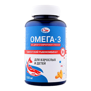 Омега-3 из дикого камчатск лосося N160 (Тымлатский рыбокомбинат)