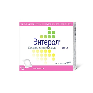Энтерол пор д/сусп пак 250мг N10 (Биокодекс)