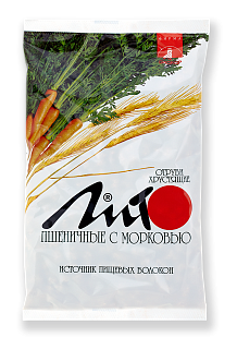 Отруби пшенич Ca/морковь 200г (Биокор)