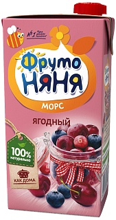 Фруто Няня морс из ягод 0,5л (Прогресс)