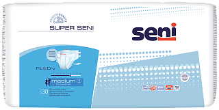 Сени Подгузники д/взр Super Seni Medium N30 (ТЗМО)