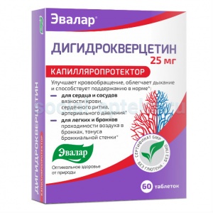 Дигидрокверцетин таб N60 (Эвалар)