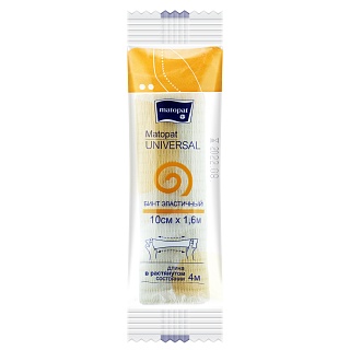 Матопат бинт эласт универсал застеж 10х160см (БеллаДон)