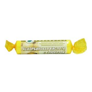 Аскорбиновая к-та Гленвитол с глюкозой лимон N10 (Гленмери)