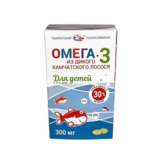 Омега-3 капс д/дет с 3-х лет N84 (Тымлатский рыбокомбинат)