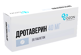 Дротаверин таб 40мг N20 (Озон)