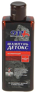 911Шампунь детокс абсорб древ уголь 150мл (Твинс)