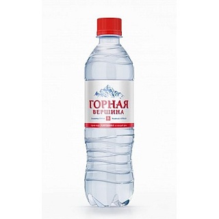 Вода мин Горная вершина газ 0,5л (Аквалайн)