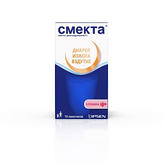 Смекта пор д/сусп клубника 3г N10 (Ипсен)