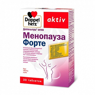 Доппельгерц Актив Менопауза Форте таб N30 (Квайссер)