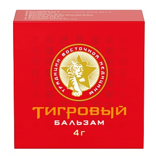 Тигровый бальзам 4г (Валента)