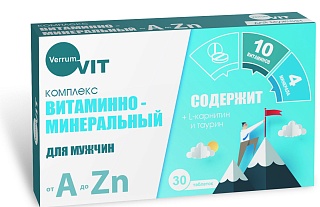 Витаминно-мин компл д/мужч от А до Zn таб N30 (Внешторг)