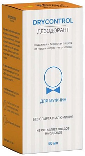 Драй контрол дезодорант д/муж б/спирта и алюминия 60мл (Зеленая дубрава)