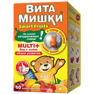 ВитаМишки Мульти+холин паст жев N60 (ФармаМед)