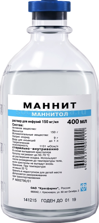 Маннит 400 Мл