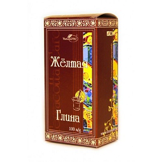 Глина желтая косметическая 100г (Полисервис-М)