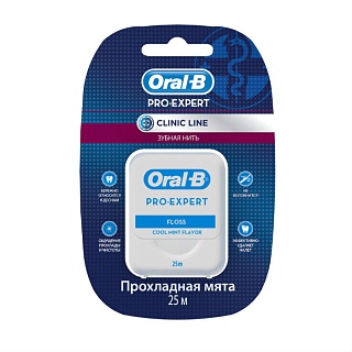 Орал Би з/нить Про-Эксперт Clinic Line прохл мята 25мл (Проктер)