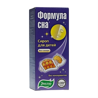 Формула сна сироп д/дет б/сах 100мл (Эвалар)
