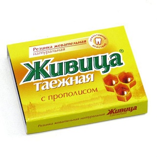 Резинка жеват Таёжная Живица прополис N5 (Алтай кедр)
