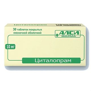 Циталопрам таб п/о 10мг N30 (Алси)
