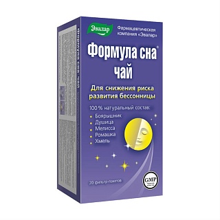 Формула сна чай ф/п 1,5г N20 (Эвалар)