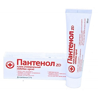 Пантенол ZD д-пантенол крем 5% 50мл (Зеленая Дубрава)