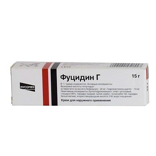 Фуцидин Г крем 15г (Лео)