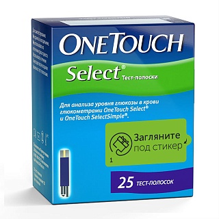 Тест-полоски One Touch Select N25 (Джонсон)