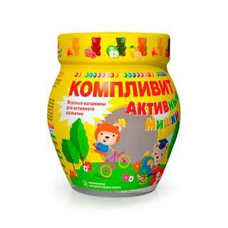 Компливит Активные Мишки паст жев N30 (ОТИСИ)