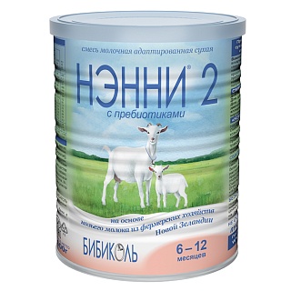 Нэнни2 смесь молоч 6+мес 400г (Деэйри)