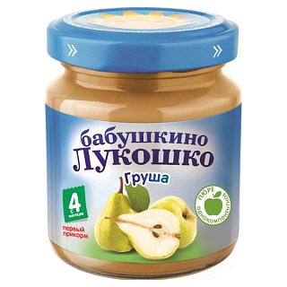 БЛ Пюре груша 100г (Сивма)
