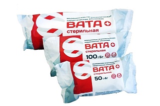 Вата стер 250г (Русвата)