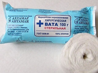 Вата стер 100г (Ахтамар)