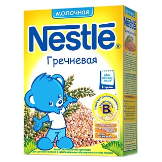 Нестле каша молоч гречка 250г (Нестле)