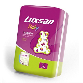 Пеленки Luxsan baby 60х90см N5 (Интертекс)