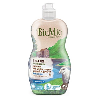 Сплат Biomio Bio-Care ср-во д/мыт посуды б/запаха 450мл (Сплат-космет)