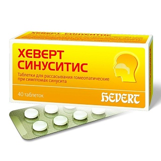 Хеверт синуситис таб д/рассас N40 (Хеверт Арцнаймит)