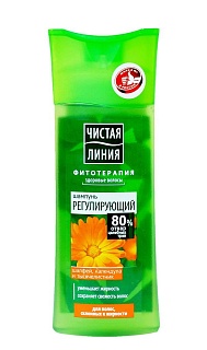 Чистая линия Шампунь д/жир волос регул 250мл (Калина)