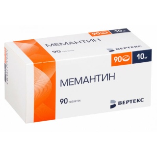 Мемантин таб п/о 10мг N90 (Вертекс)